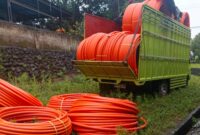 Perangkat Kabel Fiber Optic Tiba Jailolo Halmahera Barat