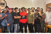 Pose Bersama Anggota DPD RI, Graal Taliawo Bersama Wartawan Halmahera Barat