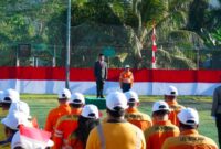 Upacara HUT Kemerdekaan RI ke-80 di Gosowong Halmahera Utara