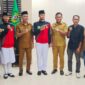 Wakil Bupati Halbar Pose Bersama Paskibraka Provinsi Maluku Utara