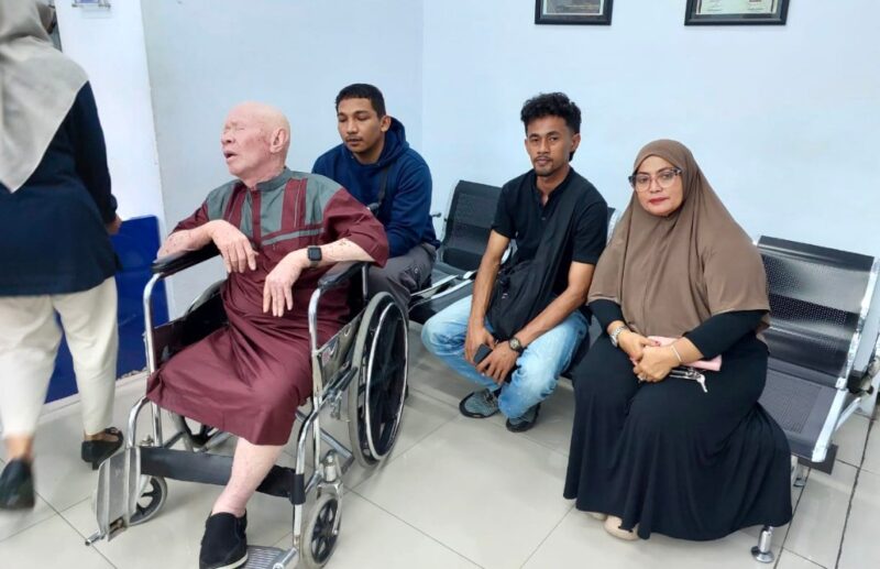 Kondisi Bapak Safrudin, Penerima Bantuan dari Haji Robert Nitiyudo Wachjo