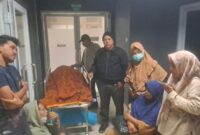 Jenazah Najriyati Saat Berada di RSUP Kandow Manado