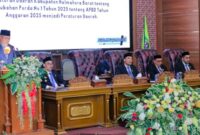 Paripurna Pengesahan APBD Perubahan Halmahera Barat 2025