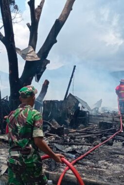 Kebakaran Hebat Hanguskan Delapan Lapak di Mangga Dua Utara