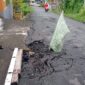Salah Satu Titik Jalan Rusak Menuju Taman Love