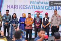 Pose Bersama Bupati James Uang Usai Pembukaan HKG PKK