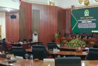 Paripurna Pandangan Umum Fraksi DPRD Halmahera Barat