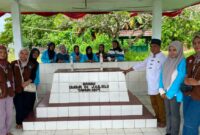 Ziarah Mahasiswa KKN ke Makam Kapitan Banau Desa Gufasa Jailolo