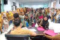 P3K Paruh Waktu Saat Menandatangani Perjanjian Kerja