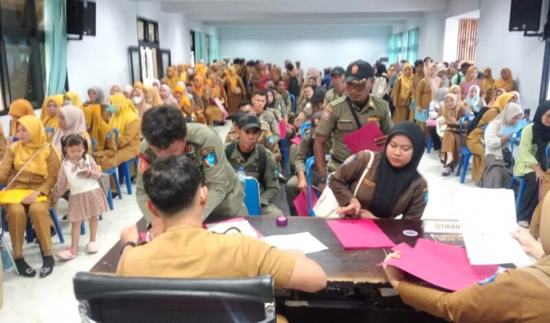 P3K Paruh Waktu Saat Menandatangani Perjanjian Kerja