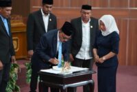 Penandatanganan Nota Kesepakatan KUA-PPAS APBD 2026