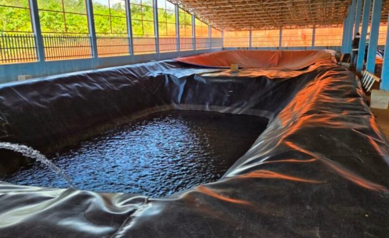 Penampungan Air Yang Disalurkan Gratis Kepada Warga Desa Kawasi