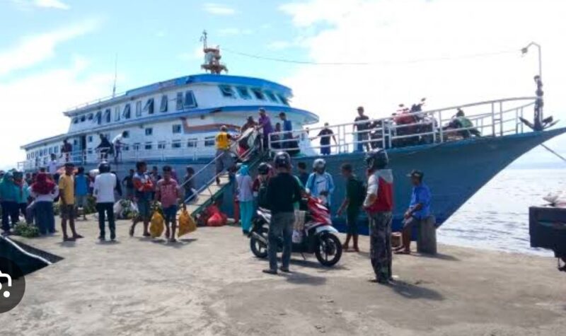 Pelabuhan Dufa Dufa Kota Ternate (Foto Istimewa)