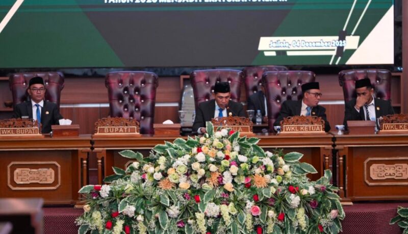 Paripurna Penetapan APBD 2026 