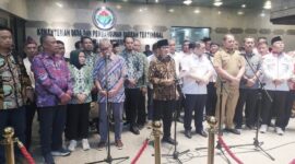 Pose DPP Apdesi Bersama Tiga Kementerian Usai Konferensi Pers