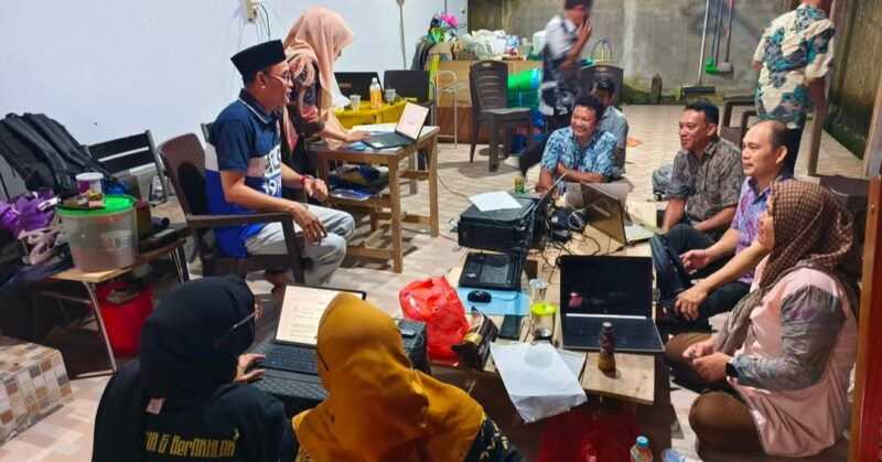 Wakil Bupati, Djufri Muhamad, Hadir Memberi Support Saat Penginputan Data