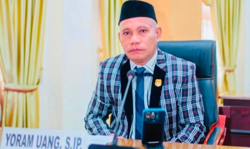 Ketua Komisi I DPRD Halmahera Barat, Yoram Uang