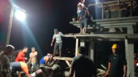 Pengecoran Menara Masjid Sabilil Mutahidin Kelurahan Maliaro