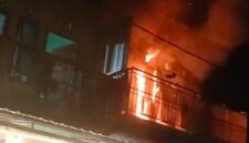 Rumah Warga Yang Terbakar di Kawasan Mangga Dua, Kota Ternate