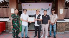 Bantuan Yang Diserahkan Harita Nickel Yang Diterima Sekda Kota Ternate