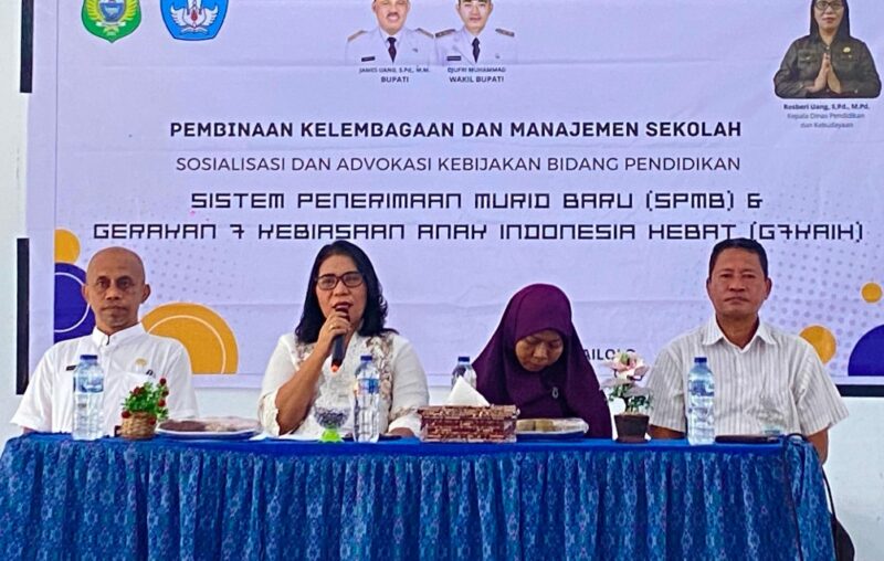 Sosialisasi Penguatan Kelembagaan Yang Dilaksanakan Disdikbud Halbar