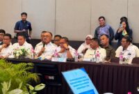 Bupati Halbar, James Uang, Dalam Pertemuan Bersama Komisi V DPR RI