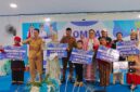 Pose Bersama Enam Peserta Peraih Juara Lomba Bertutur