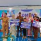 Pose Bersama Enam Peserta Peraih Juara Lomba Bertutur