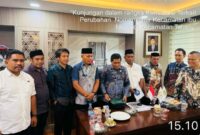 Komisi I DPRD Halbar Menemui Anggota DPD RI Perwakilan Maluku Utara