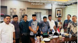 Komisi I DPRD Halbar Menemui Anggota DPD RI Perwakilan Maluku Utara