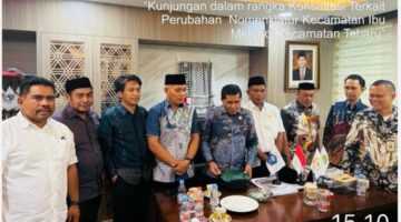 Komisi I DPRD Halbar Menemui Anggota DPD RI Perwakilan Maluku Utara