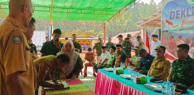 Penandatanganan Pernyataan Deklarasi Damai Konflik Bataka-Tuguis
