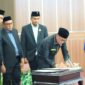 Penandatanganan Nota Kesepakatan KUA-PPAS APBD 2027