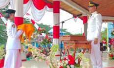 Irup Penurunan Bendera, Wabup Apresiasi Upaya dan Kerja Keras Anggota Paskibraka