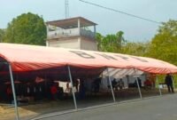 Pos Utama Penanganan Karhutla Yang Dibangun BPBD di Kecamatan Ibu Selatan