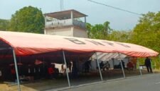 Pos Utama Penanganan Karhutla Yang Dibangun BPBD di Kecamatan Ibu Selatan
