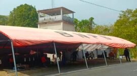 Pos Utama Penanganan Karhutla Yang Dibangun BPBD di Kecamatan Ibu Selatan